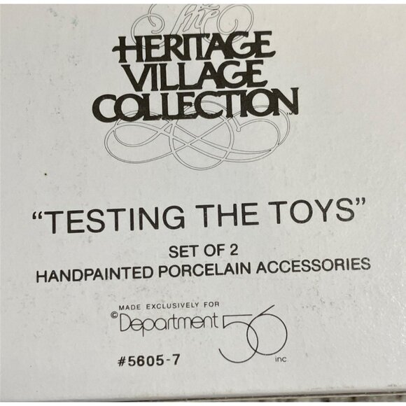 The Heritage Village Accessories Collection  Testing The Toys Figurines - Picture 3 of 11